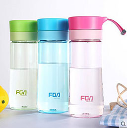 富光太空杯随手杯带盖可爱儿童女便携水杯子塑料FS1060-500ml
