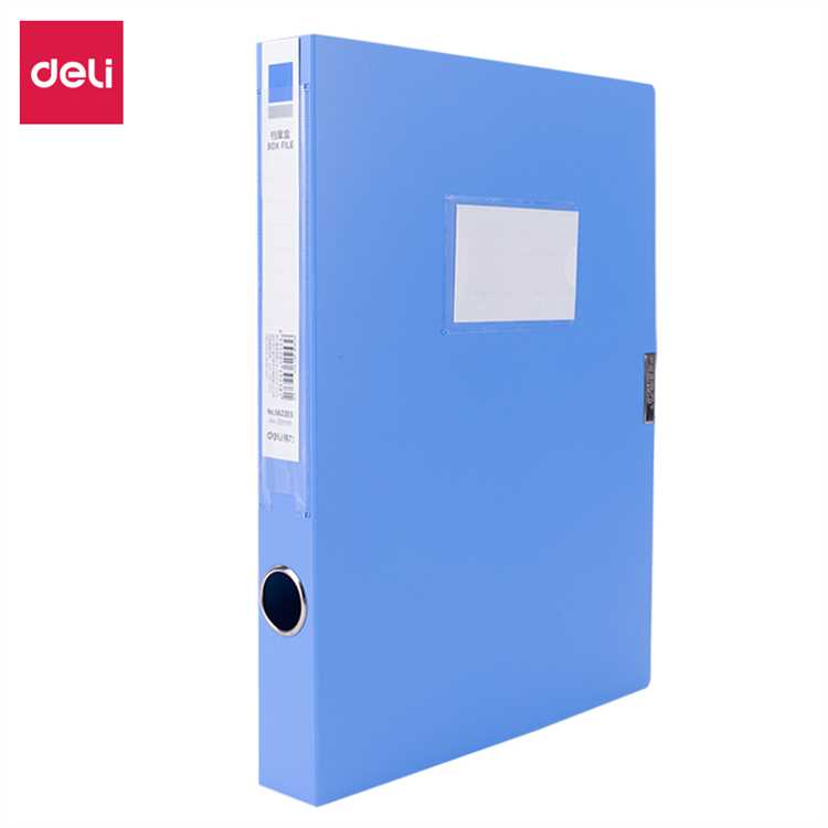 得力5622ES-35mm档案盒（蓝色）（个）资料盒档案盒