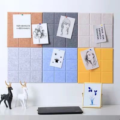 自粘毛毡墙贴幼儿园背景墙九宫格创意照片墙展示装饰毛毡布